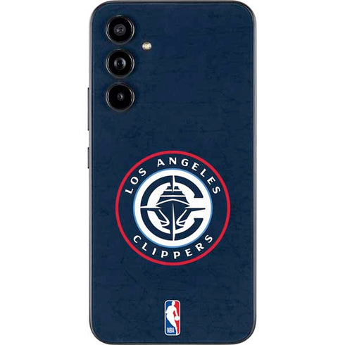 NBA Los Angeles Clippers Distressed Blue Galaxy A54 5G Skin